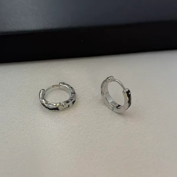 14mm Irregular Small Hoop Earrings for Men Women Streetwear Hip Hop Punk Unisex Style - Image 5