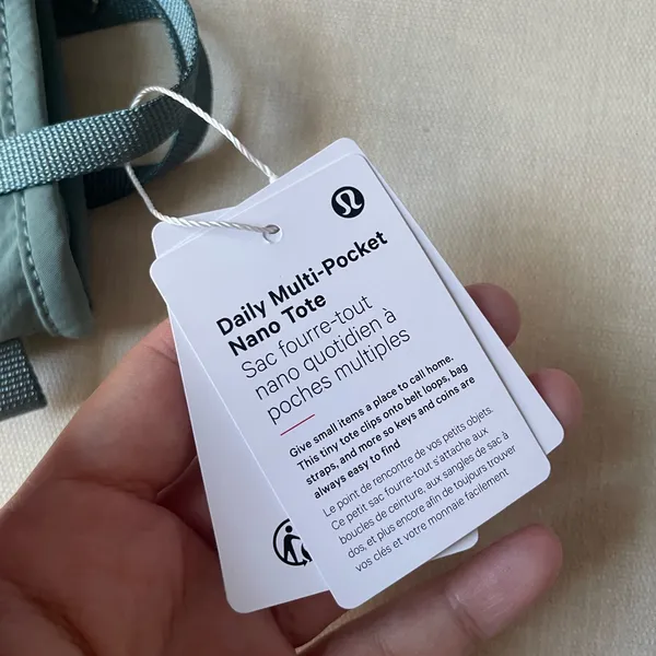 Lululemon Daily Multi-Pocket Nano Tote Bag - Crater Blue - Image 6