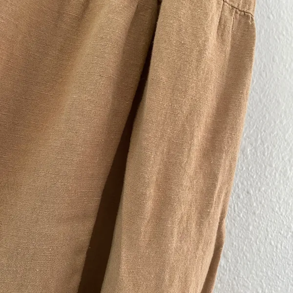 Tan Tiered Skirt Large Cottagecore Western Cowgirl‎ Fairycore Summer Peasant - Image 7