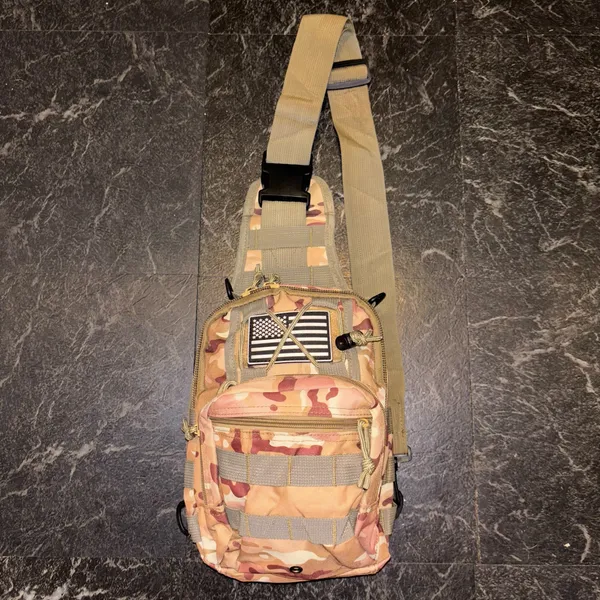 Camo tan Crossbody bag - Image 2