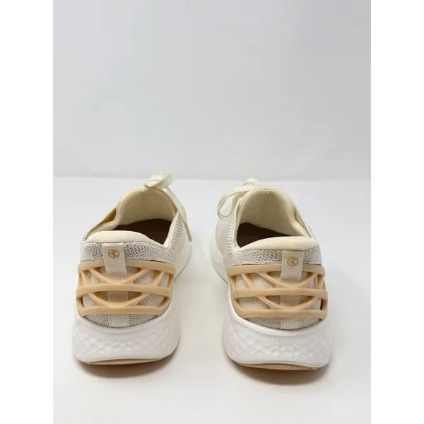 Kizik Athens Adult Shoes Beige Mesh Low Top Athletic Sneakers Men 7.5 Women 9 - Image 6