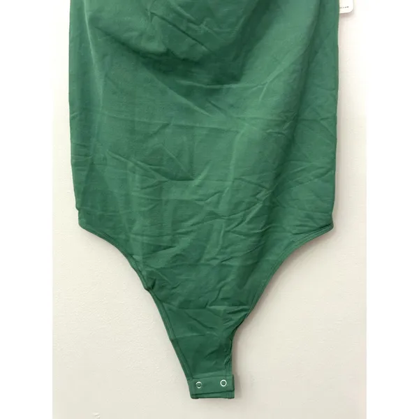 Free People Women's Green Tati Seamless Thong Tube Bodysuit M/L NWT - Image 4