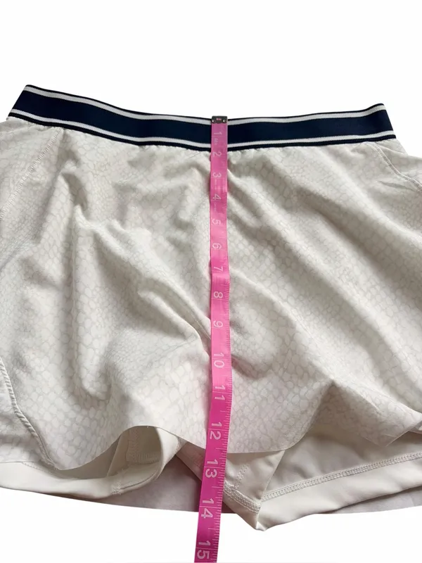 Peter Millar Gabriela Swing Skort in Slithering White Size Large Golf Tennis - Image 6