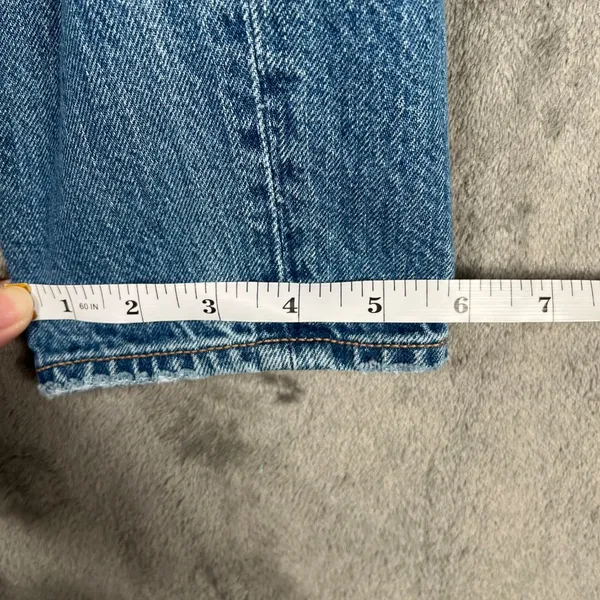 American Eagle Jean Women's size 00 Regular Mom Straight Stretch High Rise Y2K - Image 8