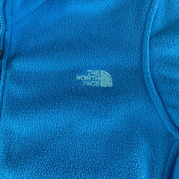 The North Face Jacket Girls XL‎ Full Zip Pockets Blue Fleece Outdoor TNF Youth - Image 5