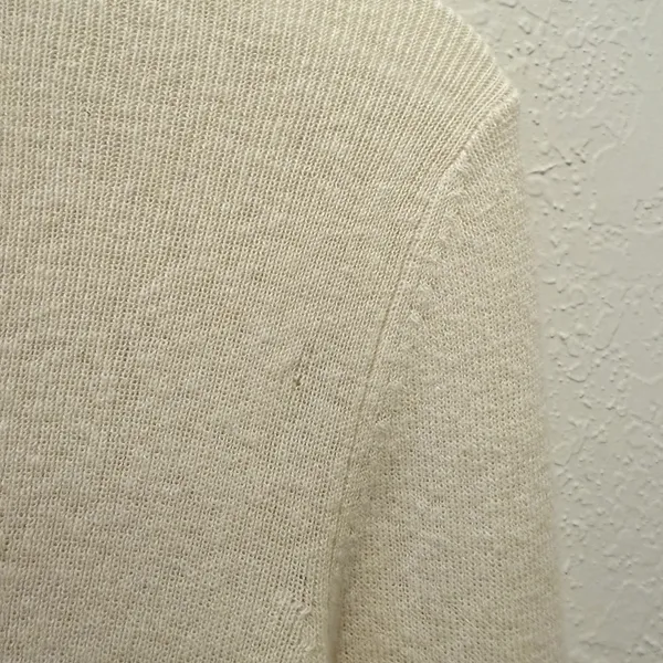 NILI LOTAN x TARGET Back Button Turtlenck Sweater in Ivory‎ - Image 4