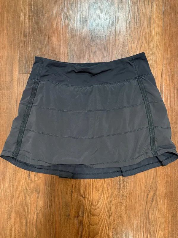 Lululemon Black Pace Rival Skirt Regular - Image 2