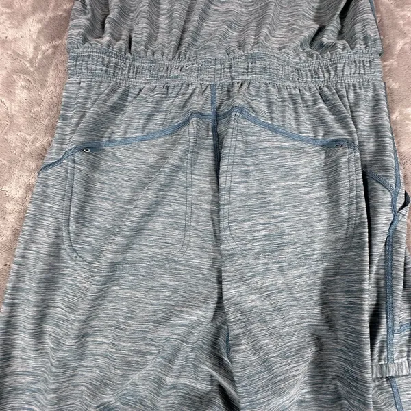 Duluth Trading Co. Women's Armachillo Cooling Jogger Jumpsuit Small Teal Stretch - Image 15