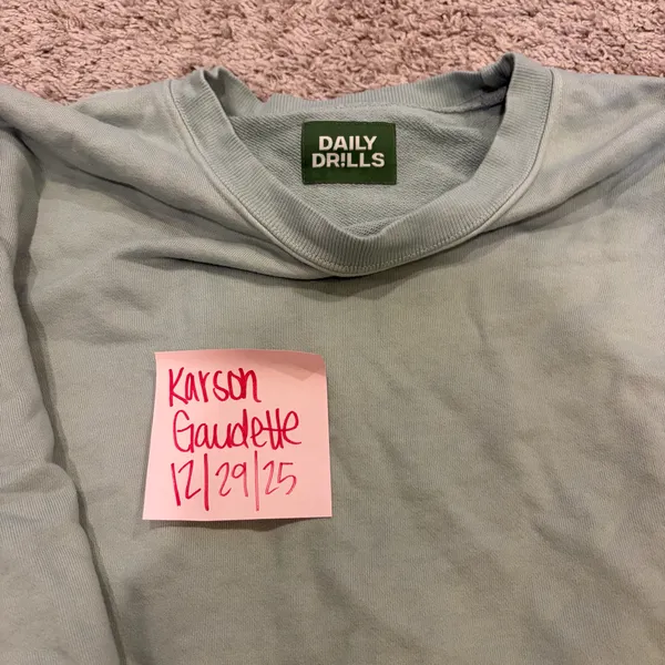 Daily Drills Green Sweatshirt - Image 2