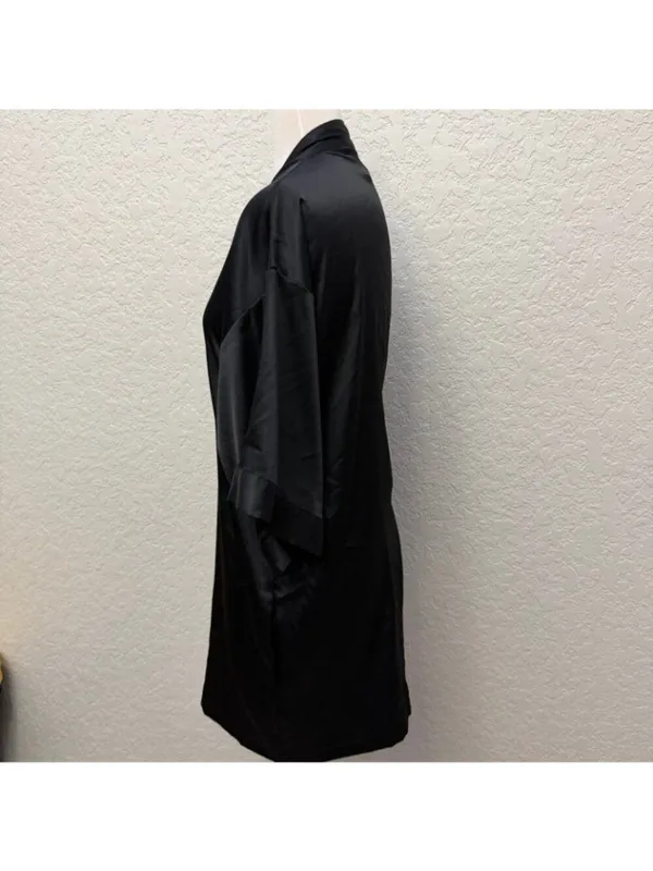 Victoria's Secret Black Robe XS /S - Image 4