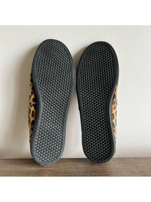 Vans Unisex Leopard Print Shoe Size 8 or 6.5 #675 - Image 8