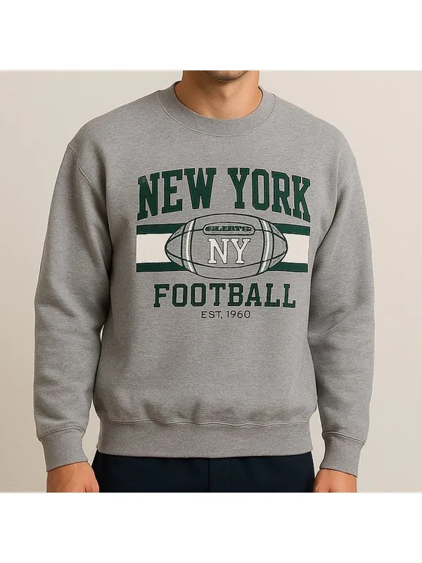 Gildan‎ New York Jets Crewneck Sweatshirt - Image 2