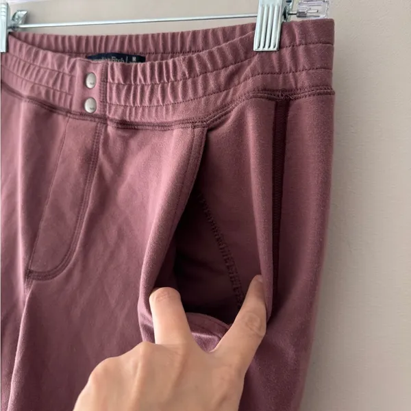 Abercrombie & Fitch Mauve Pink Cozy Lounge Joggers‎ - Image 3
