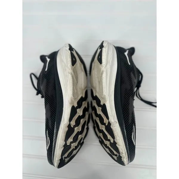 Hoka One One Clifton 9 Womens 11D 11 Wide Black‎ Running Shoes Athletic Sneakers - Image 9