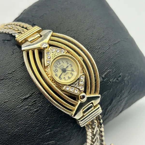 Donna Vivian Women's Dressy Two-tone Stainless Steel Fashion Watch New Battery - Image 3