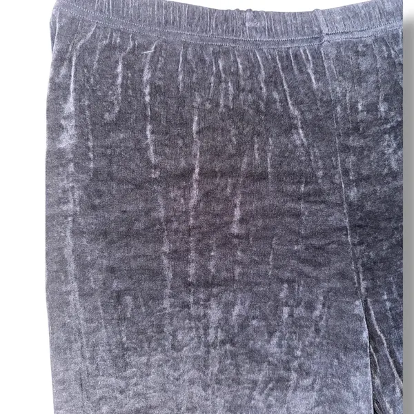 Notations Woman | Black Crushed Velvet Pull-On Pants | 2X (QVC) - Image 2