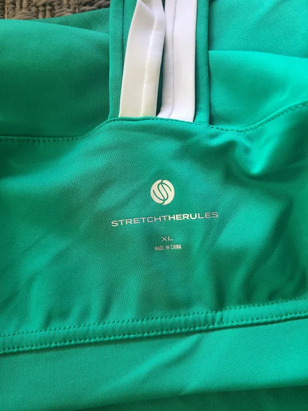 NWT Green Strappy Sports Bra Crop Top Size XL - Image 5