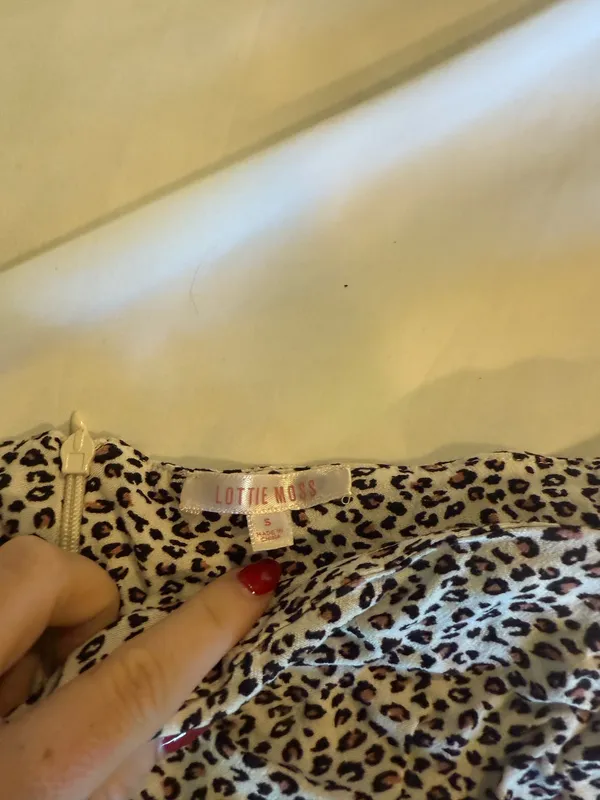 Lottie moss cheetah print skirt - Image 2