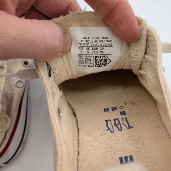 Converse Chuck Taylor All Star Shoreline Slip On Sneakers‎ 537084F Womens 7 - Image 8