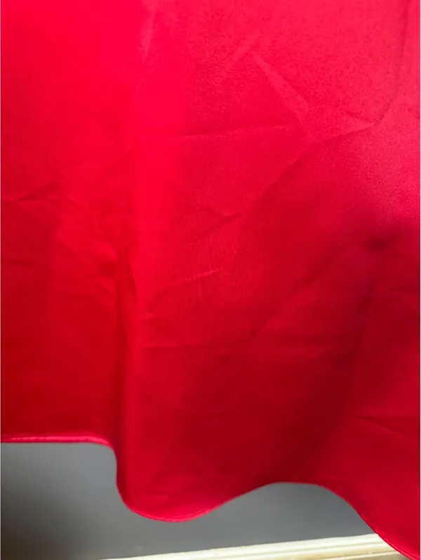 Urban Girl Nites Red Satin Maxi Skirt - Image 7