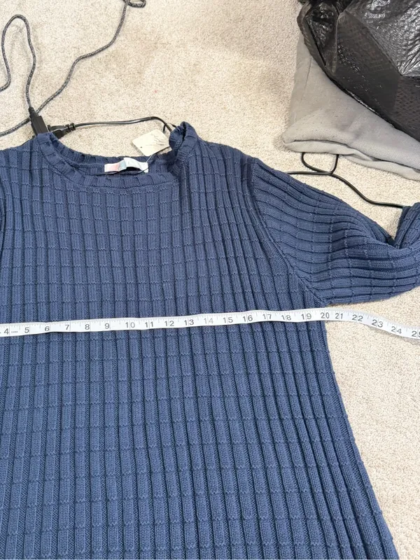 Free People Beach NWT Kenzie Sweater & Skirt Set in Darkest Night Navy S - Image 12