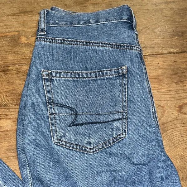 American Eagle Denim Distressed Mom Jeans Size 2 - Image 8