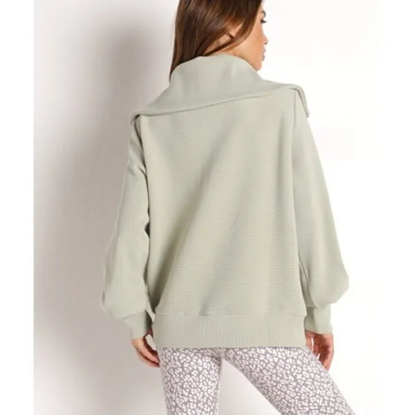 VARLEY Vine Ottoman Half Zip Pullover in Desert Sage Size X-Small - Image 12