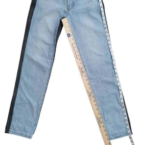 Revice Ex-Boyfriend Two Tone High Waisted Denim Jeans Harlow Wash Womens 25 - Image 7