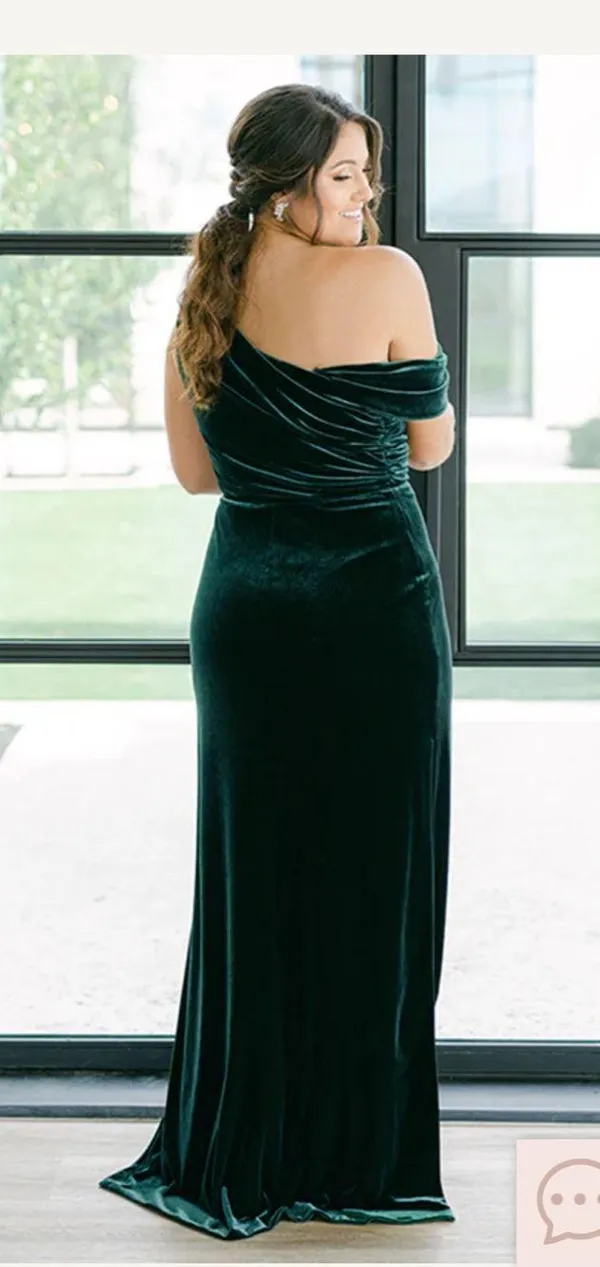Revelry Emerald Green Velvet Moira Dress - Image 6