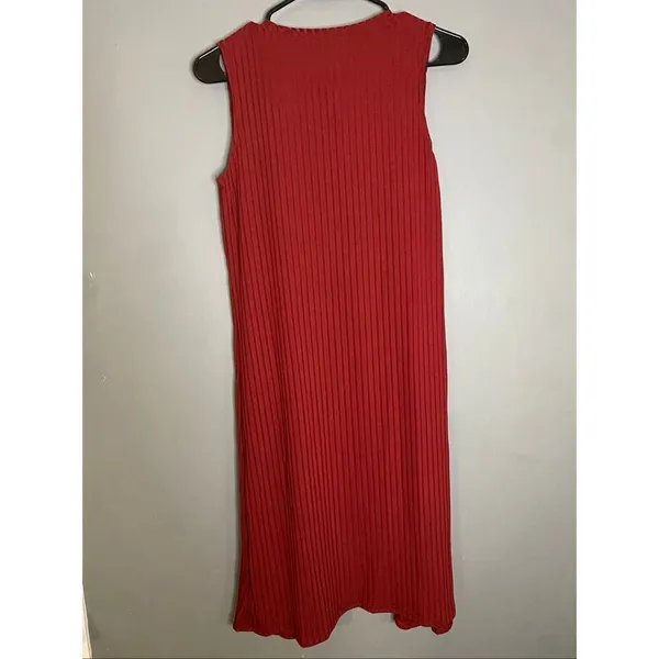 Boutique Wine Sleeveless Long Cardigan Shorts Pajama Lounge Set S NWOT - Image 5