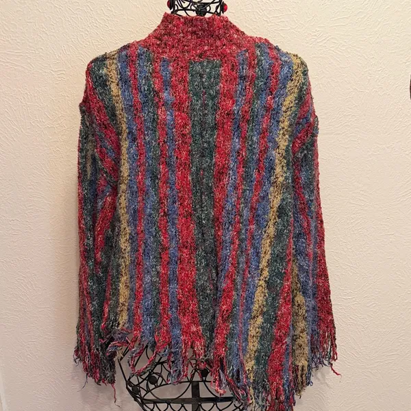 ⛽️⛽️⛽️BOGOHO⛽️⛽️⛽️POL Multicolor Striped Women's Sweater-size medium - Image 7