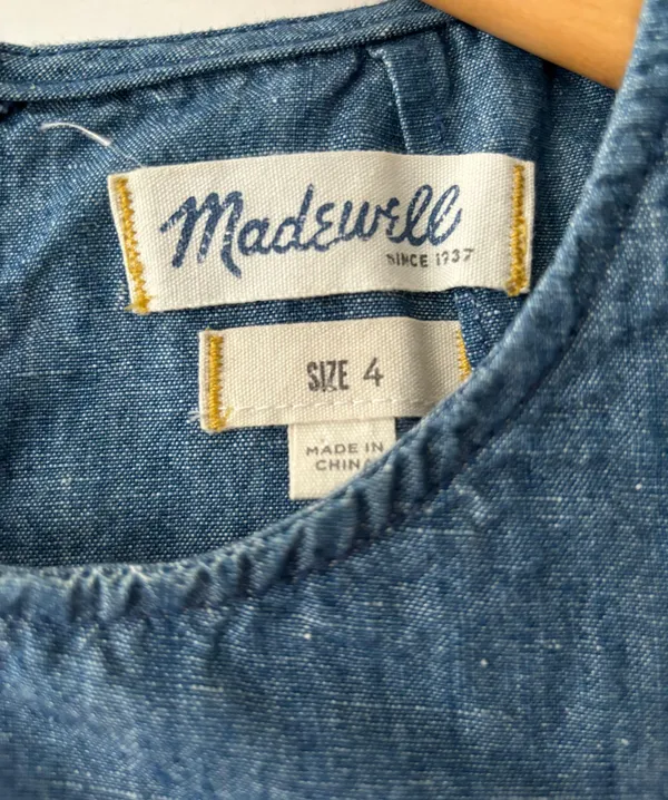 Madewell Chambray Dress - Image 3