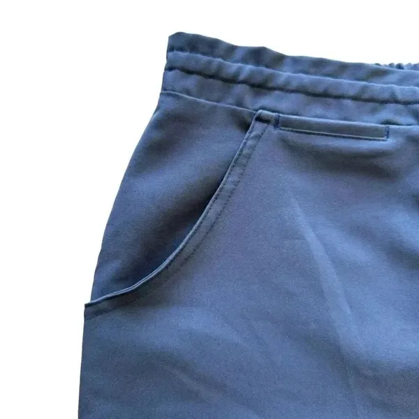 Figs Scrub Tech iCal Pants Blue Drawcord Half Elastic Waist Pants SZ XL #2154 - Image 6