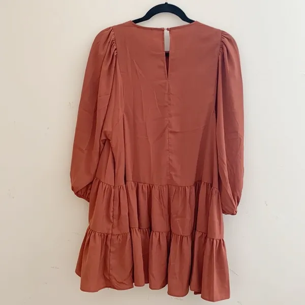 Vestique | Long Sleeve Tiered Dress - Image 2