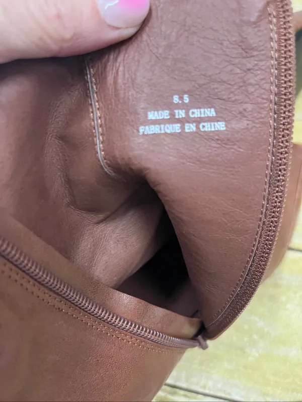 NWOT Jeffrey Campbell Women's Brown Leather Ankle Boots size 8.5 - Image 7