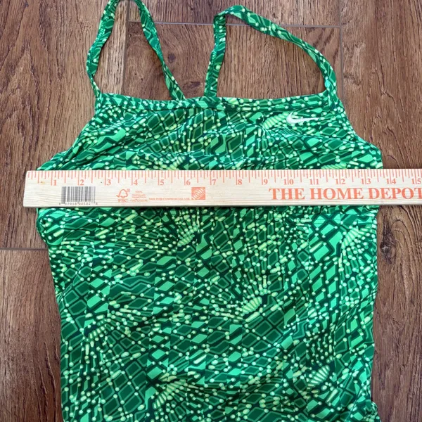 Nike HydraStrong Racerback One Piece‎ Swimsuit Womens Small Performance green - Image 4