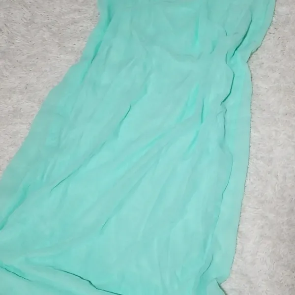NWT Charming Charlie sheer mint strappy maxi dress - Image 3