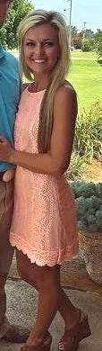 Karlie Pink Nude Lace Dress - Image 3