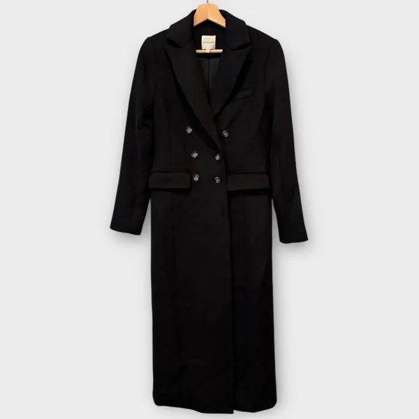 Favorite Daughter The Simon Double Breasted Longline Coat Size Small - Image 6