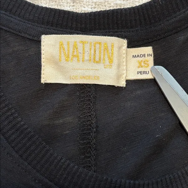 Nation LTD‎ Melissa Tiered Tank Dress Black size XS - Image 4