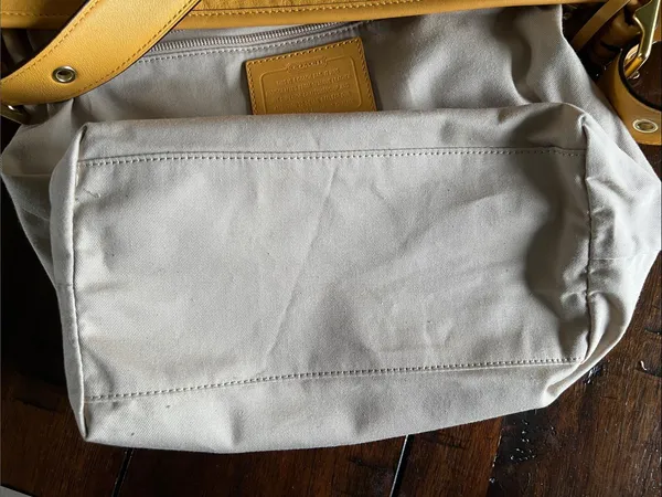 Coach Legacy Messenger Bag in Mustard Yellow - Image 8