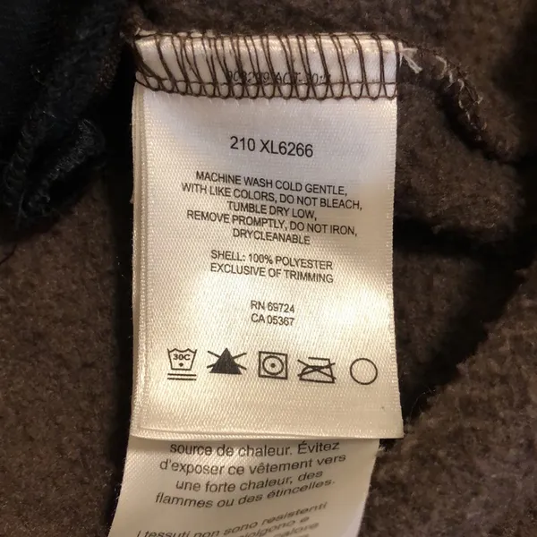 Womens Columbia Brown fleece Jacket S/M - Image 6