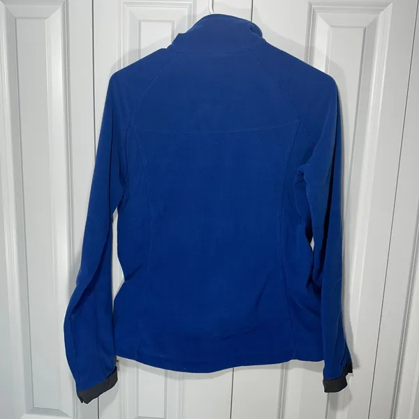 REI Fleece Jacket Womens XS Blue Full Zip‎ Grid Lined Outdoor Hiking Gorpcore - Image 4
