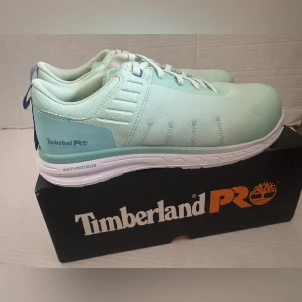 NEW‎ Timberland PRO Women’s Overdrive Composite Safety Toe Blue Shoes Size 9 - Image 6