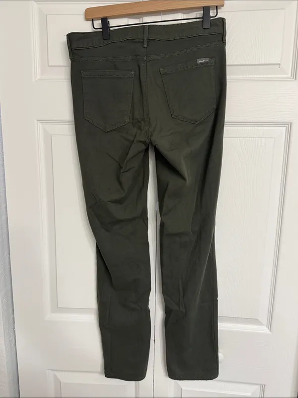 EDDIE BAUER Olive Green Women's Jeans - Image 12