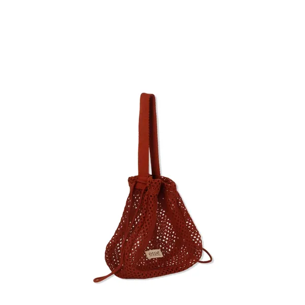 Essie Beach Bag Mesh Maroon Red - Image 4
