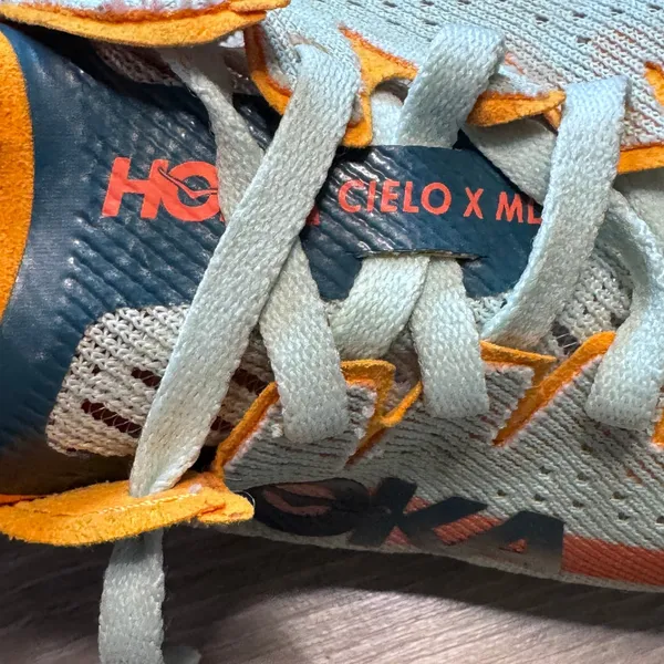 Hoka Cielo X MD Carbon Fiber Track Spikes Blue Orange 1123151 Womens 7 Mens 5.5 - Image 8