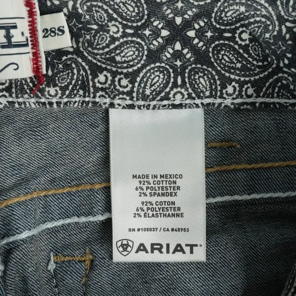Ariat Jeans‎ Women's 28S Blue Real Denim Mid Rise Boot Western Rodeo Stretch - Image 9