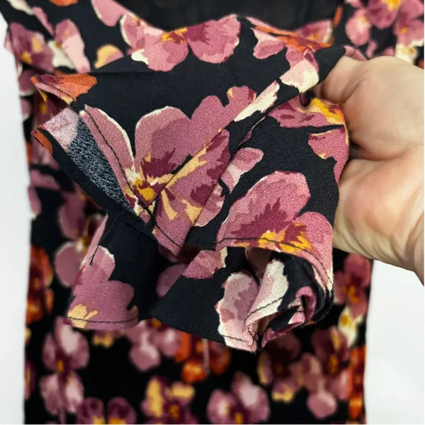 Reformation Kiley Dress Midi Long Sleeve Size 4 - Image 5