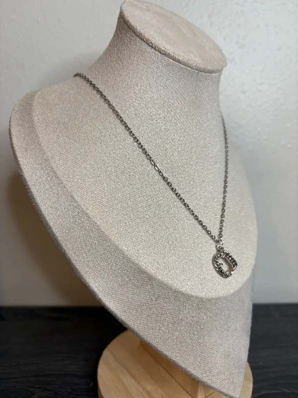 Handmade Silver Vampire Teeth Necklace  - Image 3